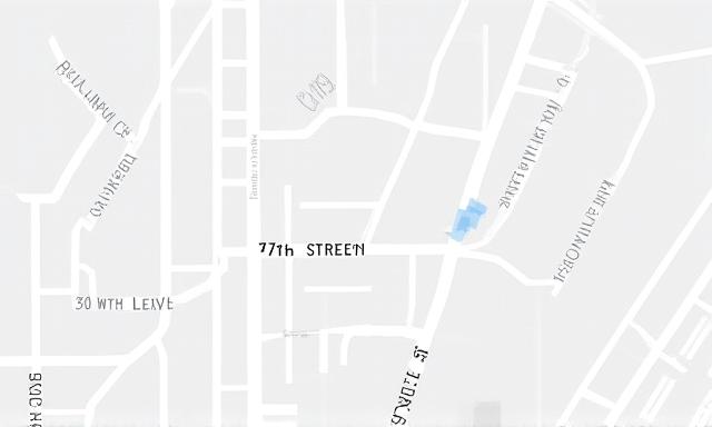 Artistic map visualization of New York City Queens area